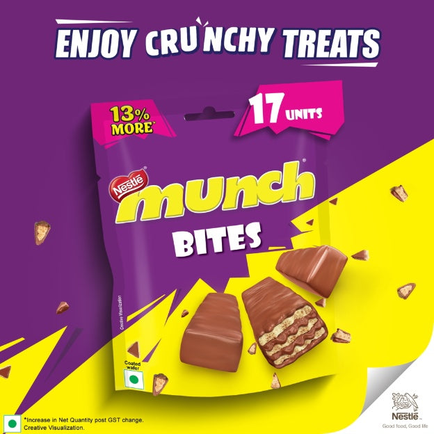 Nestle Munch Share Bag (Pack Of 15) 147.9 g