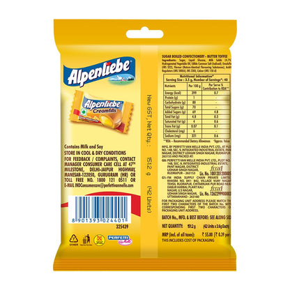 Alpenliebe Creamfills Butter Candy 152 g