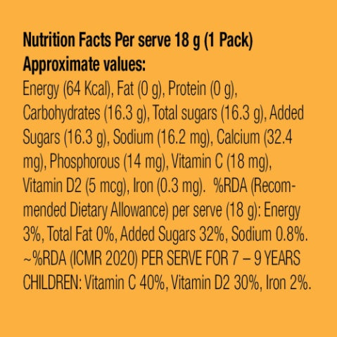 Glucovita Bolts Orange 18 g