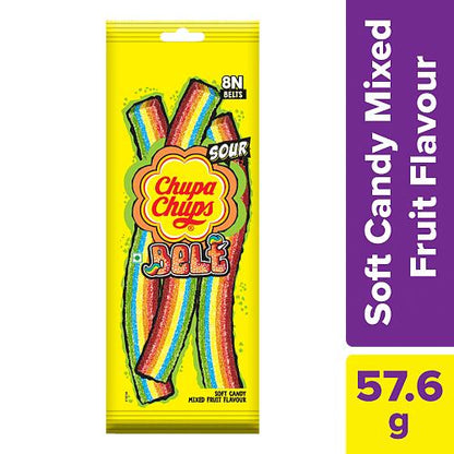 Chupachups Sour Belts Tray 57 gm