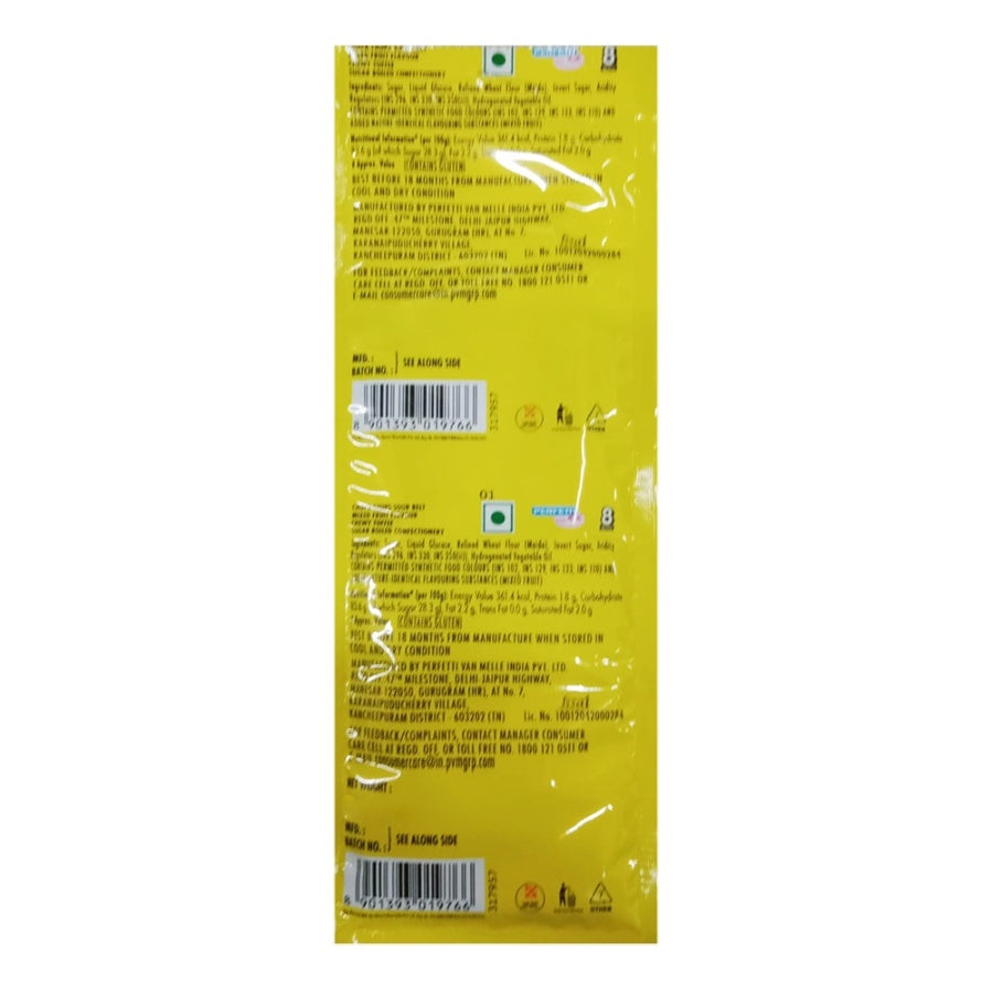 Chupachups Sour Belts Tray 57 g