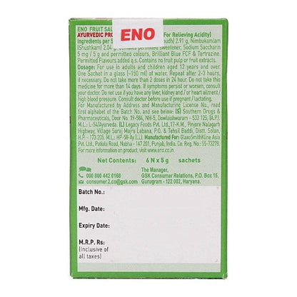 Eno Lemon Digestive 30 g (pack of 6)