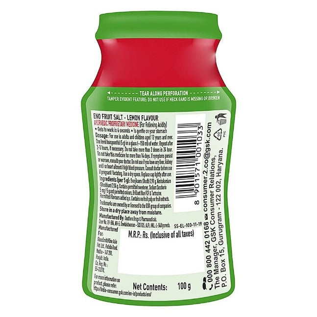 Eno Lemon Digestive Bt 100 g