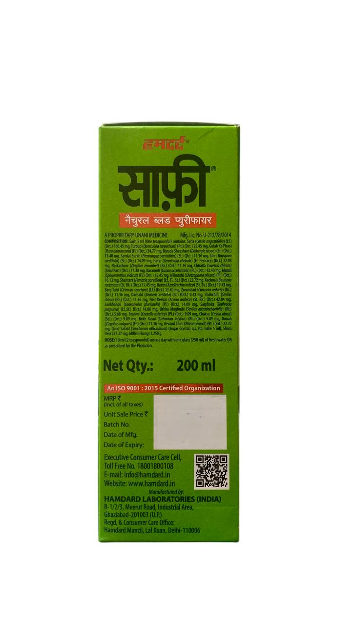 Hamdard Saafi Bottle 200ml