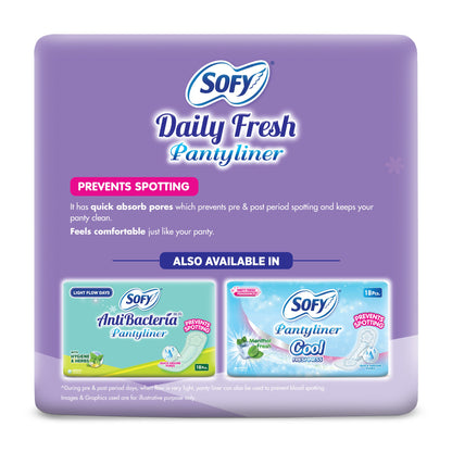 Sofy Panty Liner Daily Fresh 40 pcs