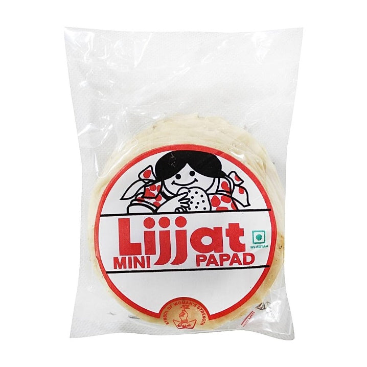 Lijjat Mini Udad Papad 200 g