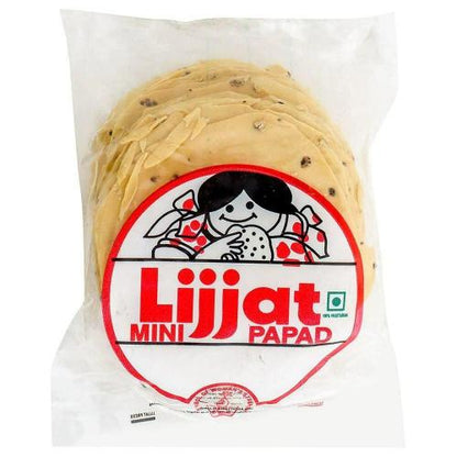 Lijjat Mini Udad Papad 200 gm