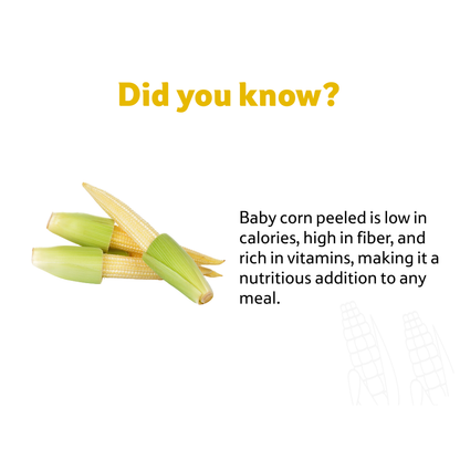 Baby Corn Peeled, 120 g