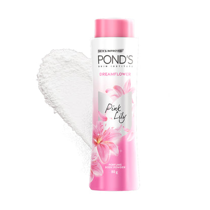 Ponds Dreamflower Fragrant Talcum Powder, Pink Lily 100 gm