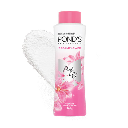 Ponds Dreamflower Fragrant Talcum Powder, Pink Lily 200 gm