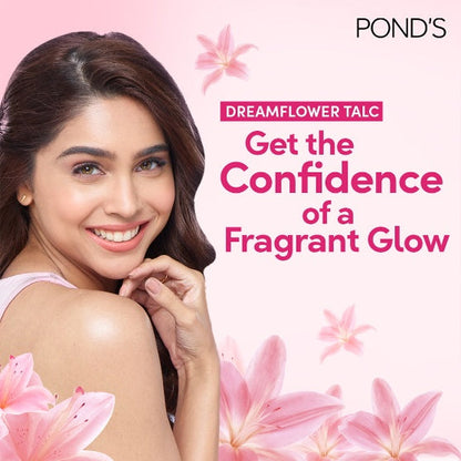Ponds Dreamflower Fragrant Talcum Powder, Pink Lily 200 g