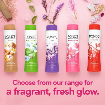 Ponds Dreamflower Fragrant Talcum Powder, Pink Lily 200 g