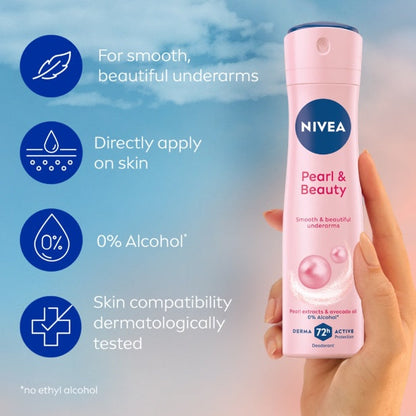 Nivea Pearl And Beauty Deodorant For Women 150 ml