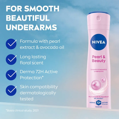 Nivea Pearl And Beauty Deodorant For Women 150 ml
