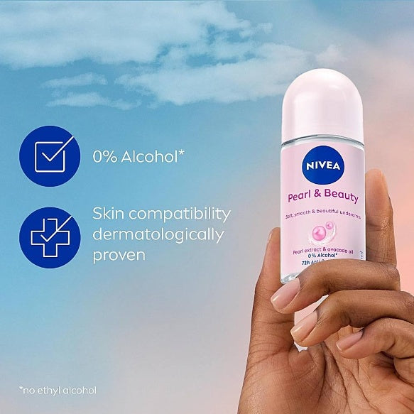 Nivea Pearl And Beauty Roll On For Women 50 ml