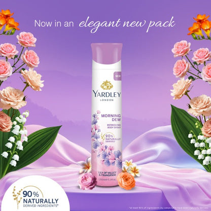 Yardley London Morning Dew Gas Deo 150 ml