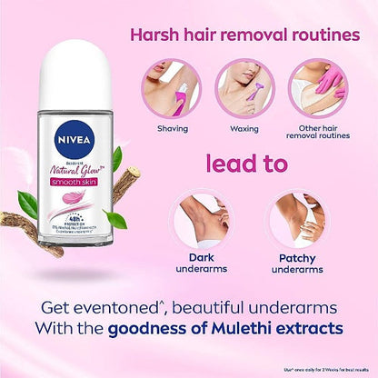 Nivea Fresh Natural Roll On For Women 50 ml
