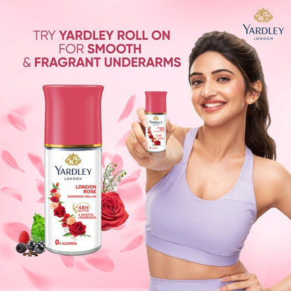 Yardley London Rose Roll On 50 ml