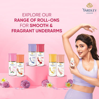 Yardley London Rose Roll On 50 ml