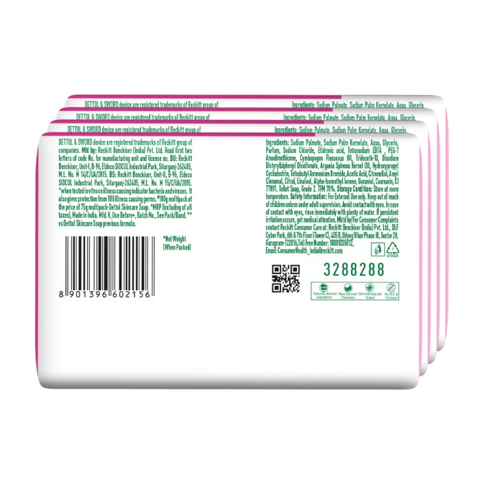 Dettol Skin Care Soap 3x75 g