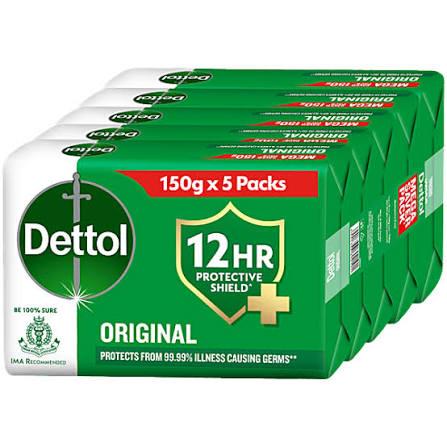 Dettol Original Soap 5x150 g