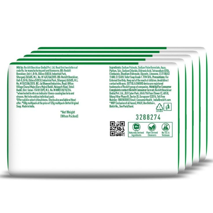 Dettol Original Soap 4x125 g