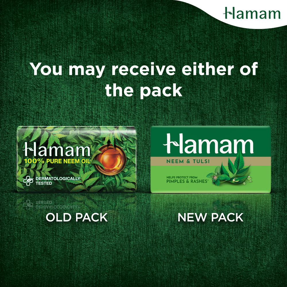 Hamam Neem Tulsi And Aloevera Soap Bar 100 g