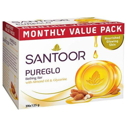 Santoor Glycerine Soap 3X125 Gm