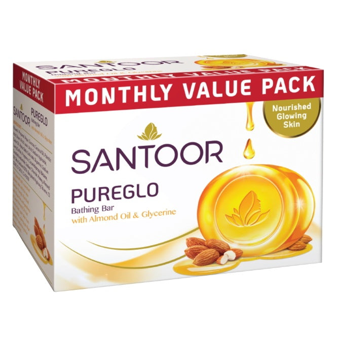 Santoor Glycerine Soap 3x125 g