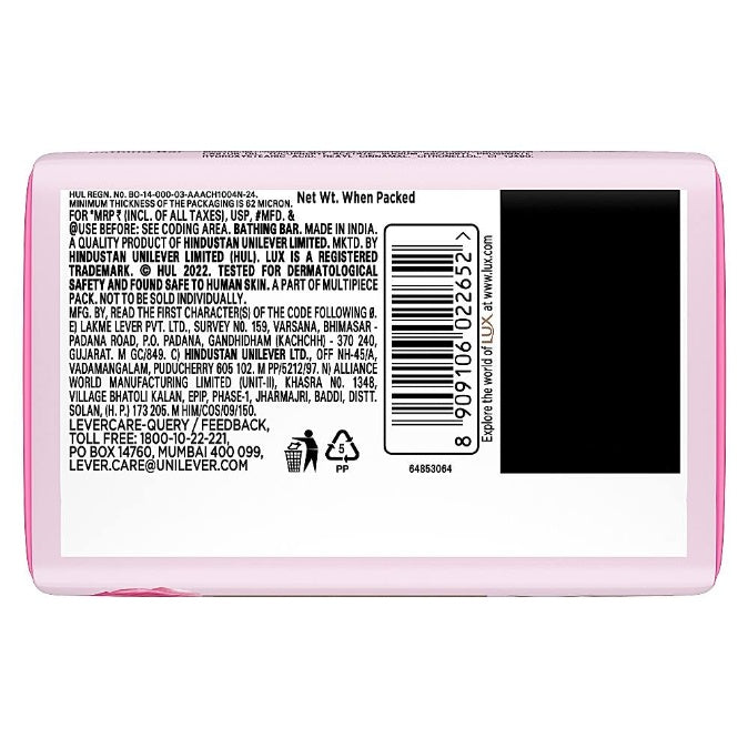 Lux Soft Glow Rose & Vitamin E For Glowing Skin Beauty Soap Mega Pack 3x150 g