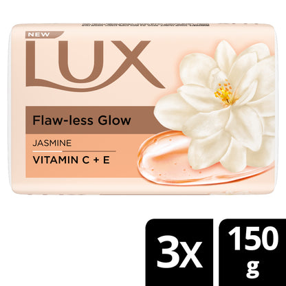 Lux Velvet Glow Jasmine & Vitamin E For Glowing Skin Beauty Soap Mega Pack 3x150  gm