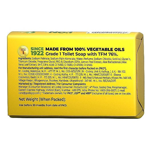 Godrej No.1 Lime Aloe Vera (3+1) 600 g