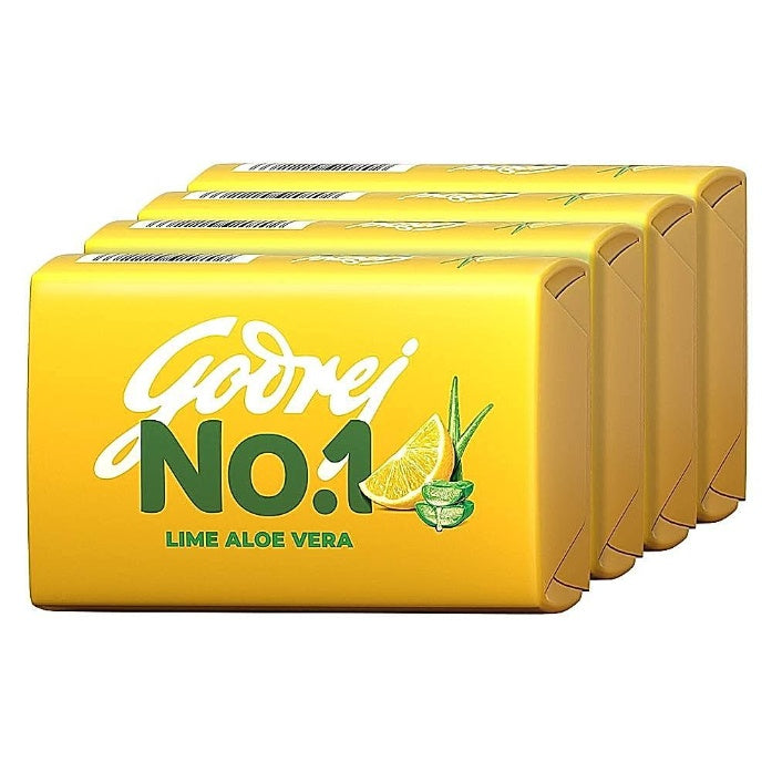 Godrej No.1 Lime Aloe Vera (3+1) 600 g