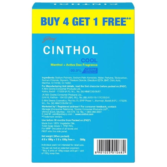 Cinthol Cool Soap 4x100 g