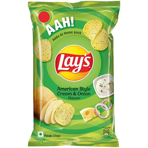 Lays American Cream Onion Potato Chips 82 gm