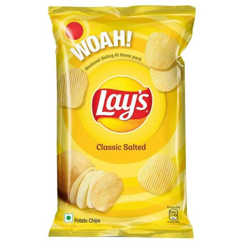 Lays Classic Salted Potato Chips 82 gm