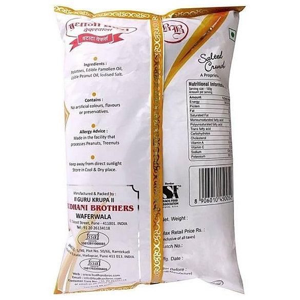 Budhani Salted Potato Wafer 165 g