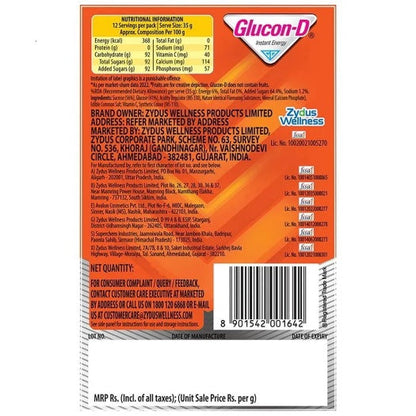 Glucon D Orange Box 450 g