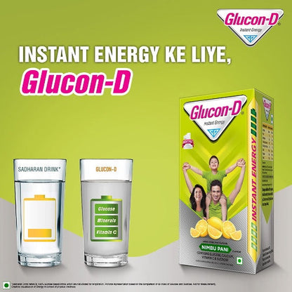 Glucon D Nimbu Paani Pouch 450 g