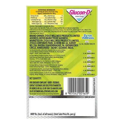 Glucon D Nimbu Paani Pouch 450 g