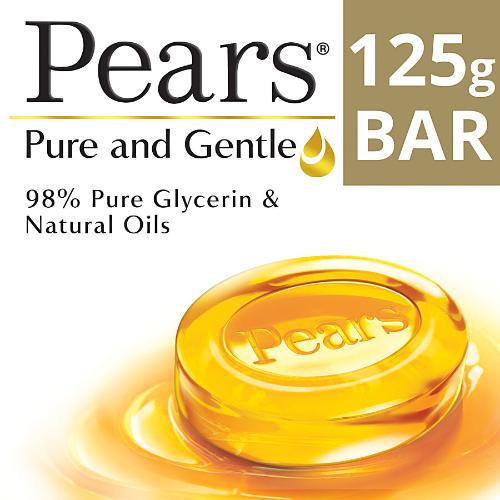 Pears Pure & Gentle Soap Bar 125  gm