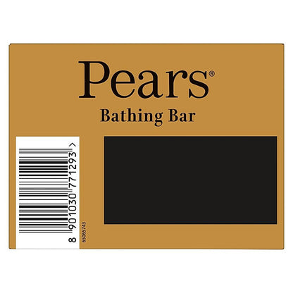 Pears Moisturising Bathing Bar Soap With Glycerine Pure & Gentle - For Golden Glow 3x125 g
