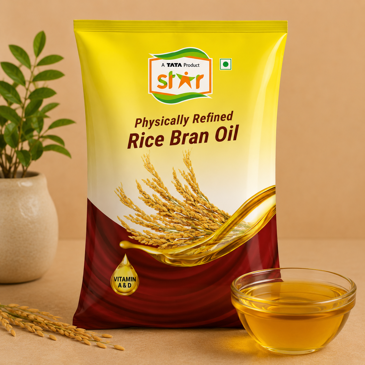 Star Rice Bran Oil Pouch 800 g