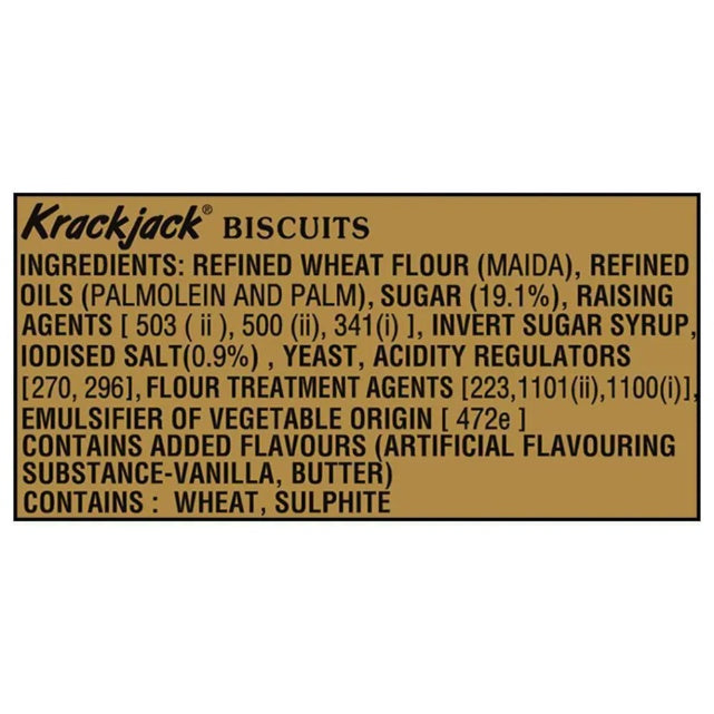 Parle Krackjack Sweet And Salty Crackers 176.4 g