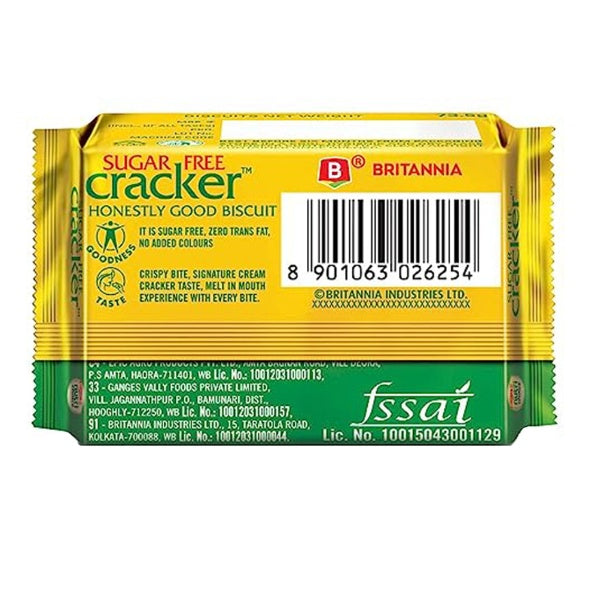 Britannia Nutri Choice Sugar Free Cracker 67 g