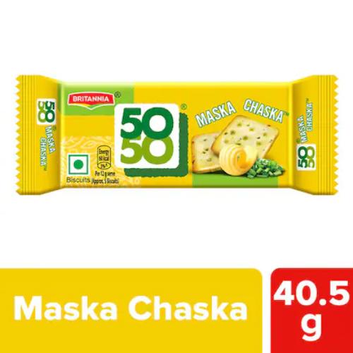 Britannia Maska Chaska Salted Biscuit 40.5 Gm