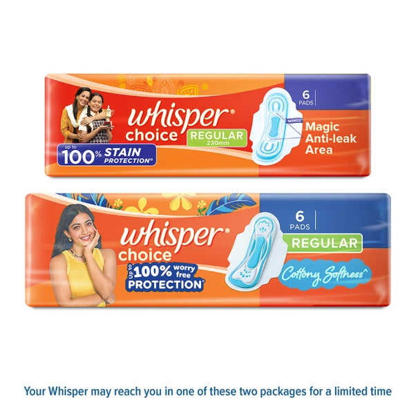 Whisper Whisper Choice Regular Sanitary Pads 7 pcs