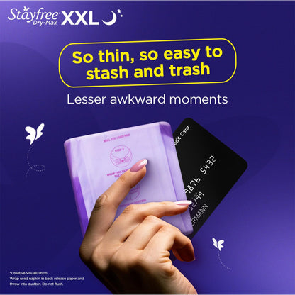 Stayfree Dry Max All Night Ultra Dry Sanitary Pads 7 pcs