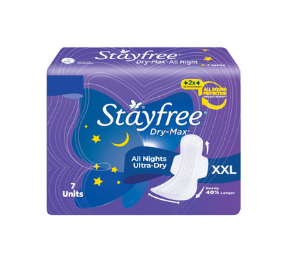 Stayfree Dry Max All Night Ultra Dry Sanitary Pads 7 pcs