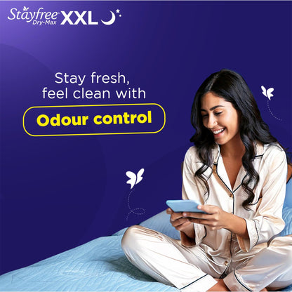 Stayfree Dry Max All Night Ultra Dry Sanitary Pads 7 pcs